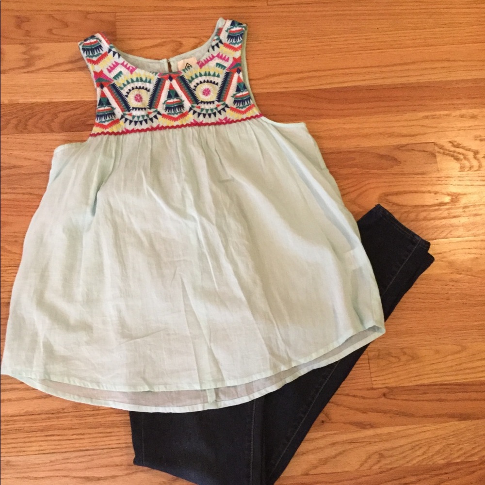 EUC Embroidered Tank from Stitchfix